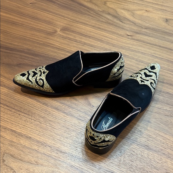 Elegant Black and Gold Loafers main image 5